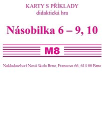 Sada kartiček M8 (násobilka 6-9, 10)