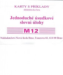 Sada kartiček M12 (slovní příklady)